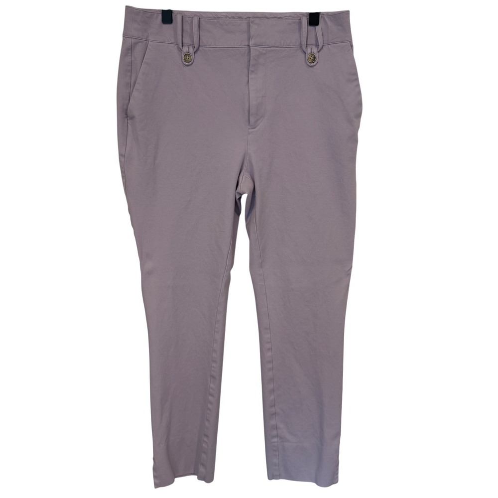 Anthropologie the essential SLIM Lilac Purple Casual Pants Women's Size 6